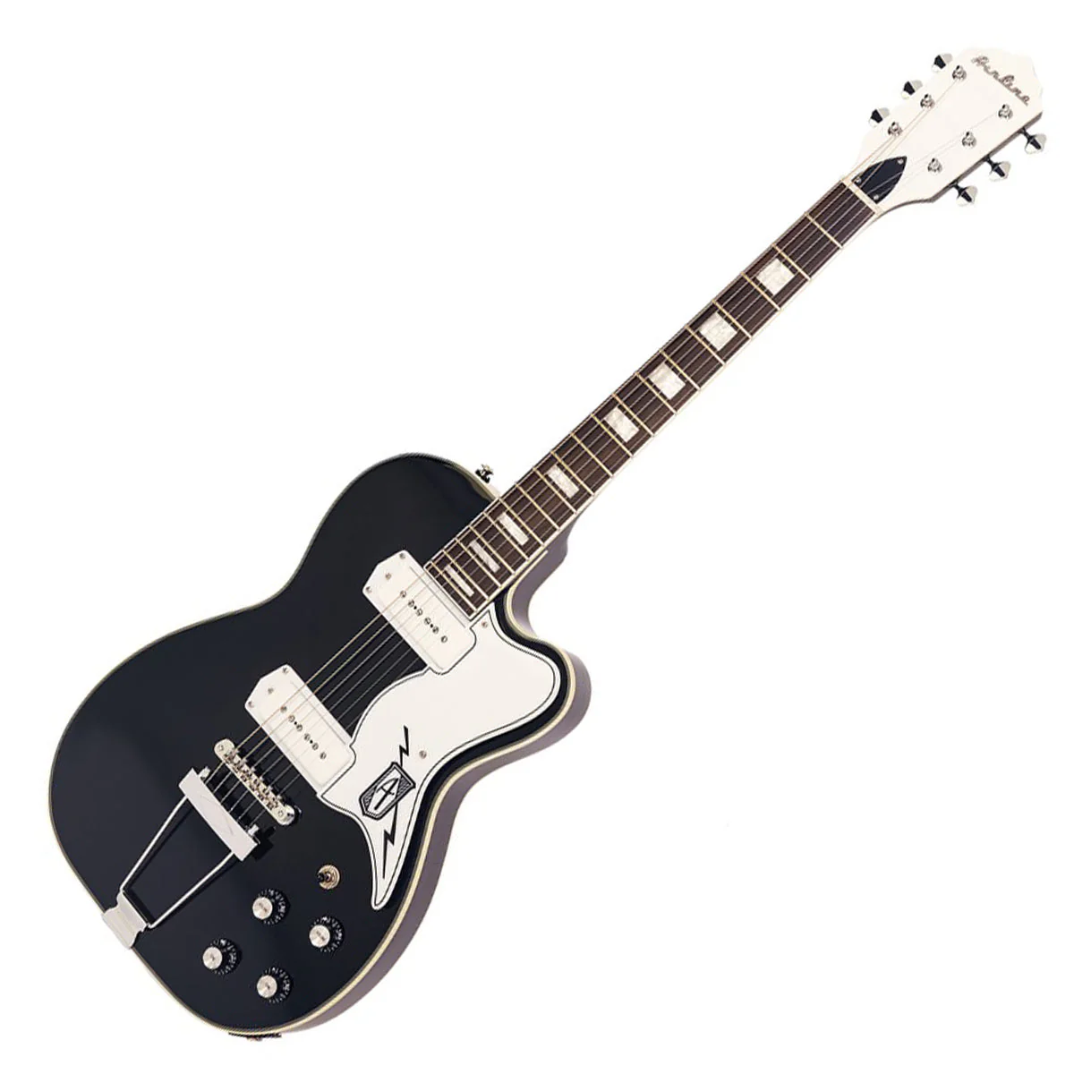 Airline Guitars Tuxedo Black - Image 3