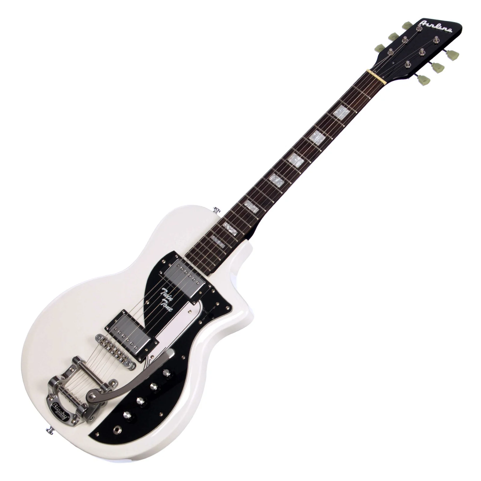 Airline Guitars Twin Tone DLX White - Image 5