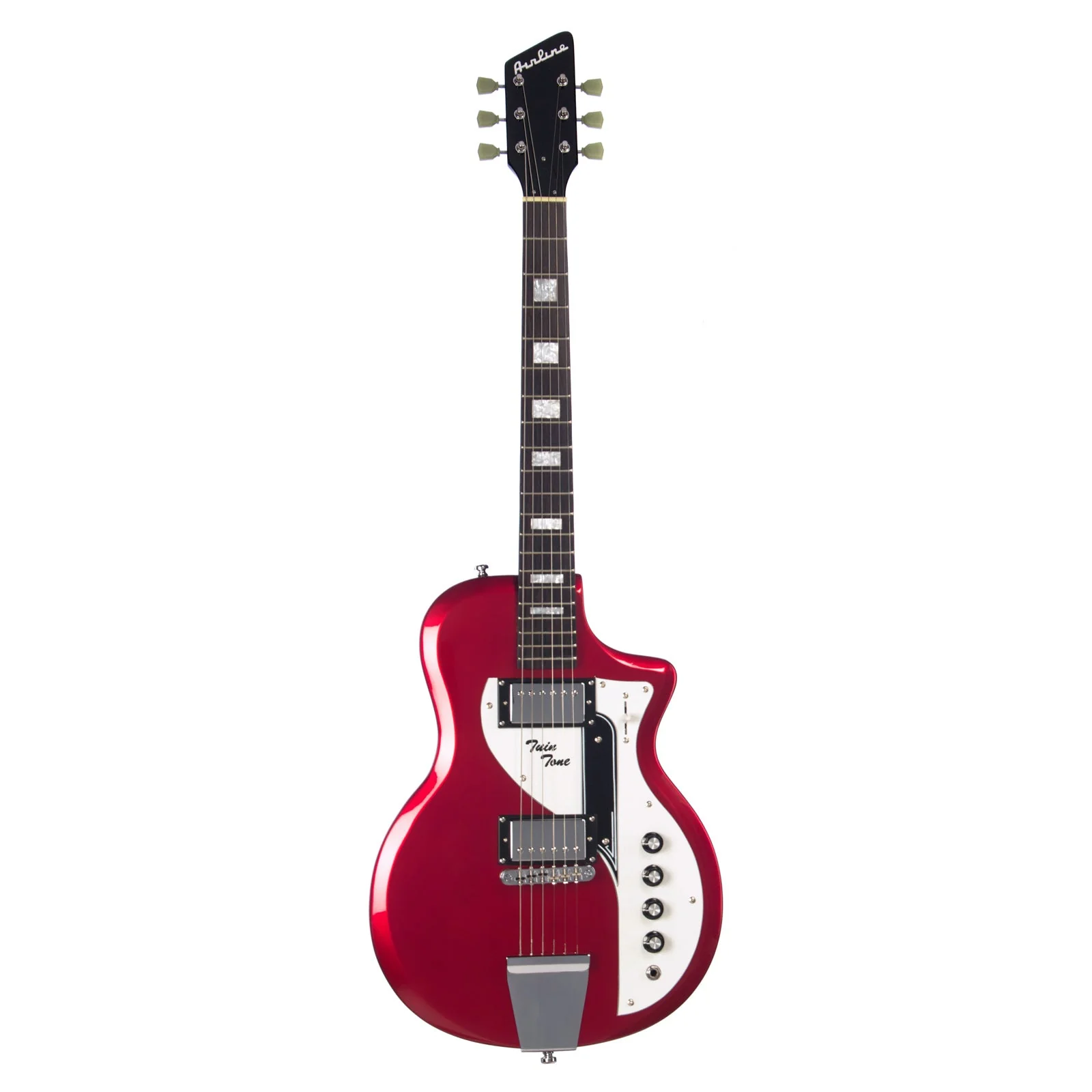 Airline Guitars Twin Tone Metallic Red - Image 6