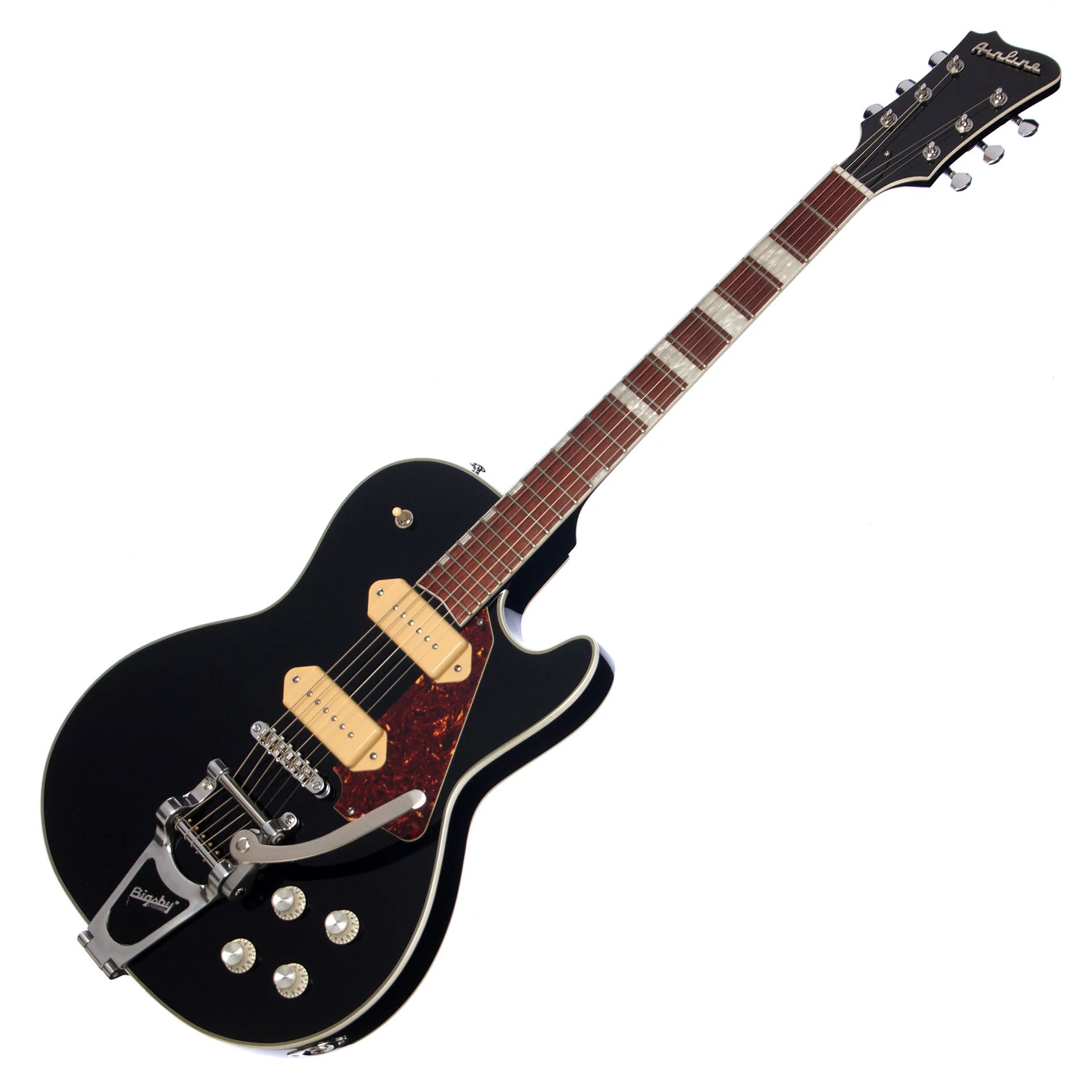 Airline Guitars Mercury DLX Black - Image 6